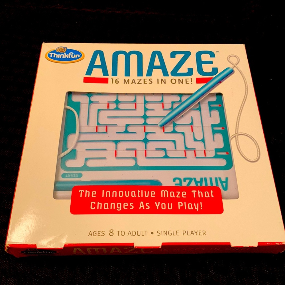 Amaze Game 16 Mazes In One by Think Fun Ages 8+